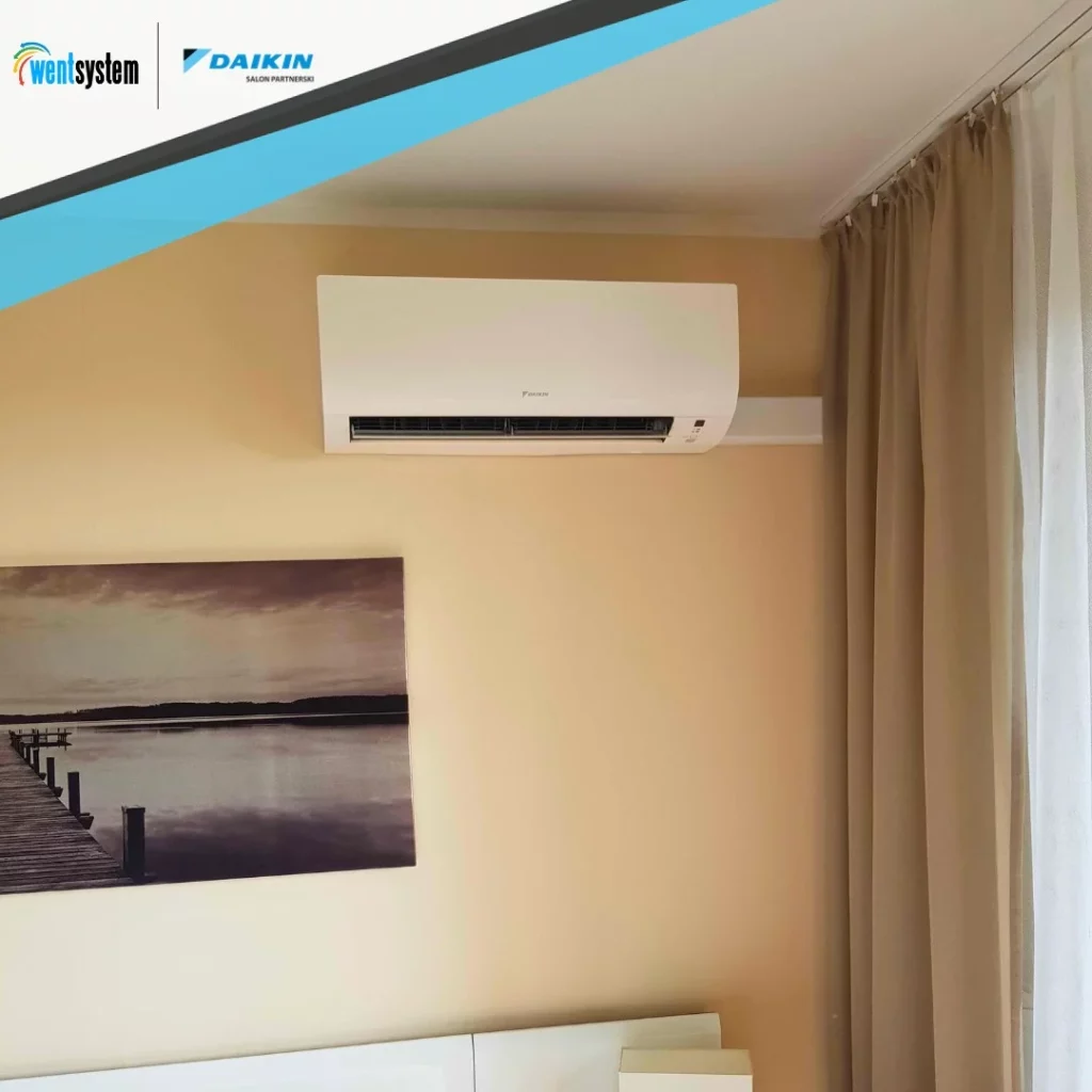 Zdjęcie z montażu jednostki wewnętrznej - Daikin